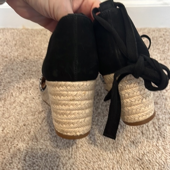 Corso Como Romley Leather Black Espadrilles Size 7.5 - Picture 4 of 7